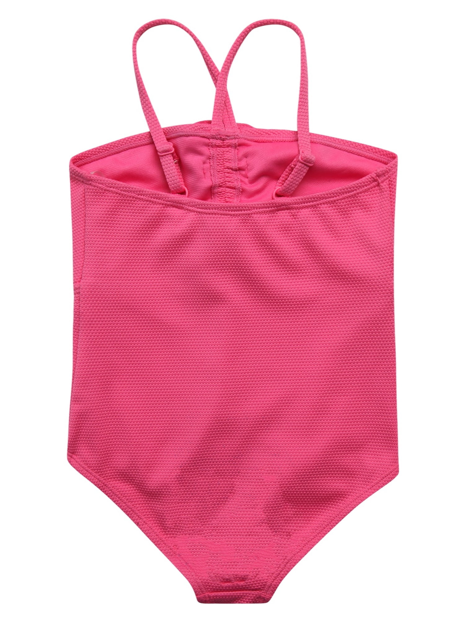 Jessica Simpson Girls' One-piece Ruched Rosette Swimsuit