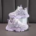 thumbnail image 6 of JUMEYU Girls Shoes Baby Sneakers Girls Boys Lightweight Breathable Mesh Shoes Size 10 (Purple,Little Kids 10), 6 of 9