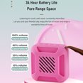 thumbnail image 2 of yeacher Portable Waterproof Bluetooth Speaker with Suction Cup, Built-in Mic for Hands-Free Calls, Compatible with Phones & Tablets, Ideal for Outdoor, Home, Kitchen, and Parties, G5 Skin Tone, 2 of 6
