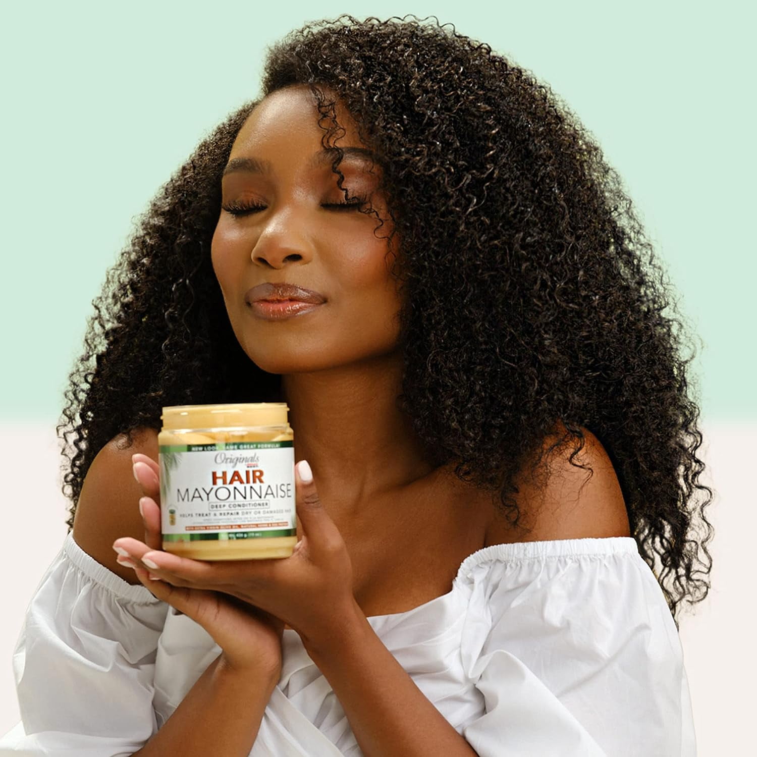 Africanbest Organic Olive Oil Hair Mayonnaise, 15 Oz.,Pack of 3