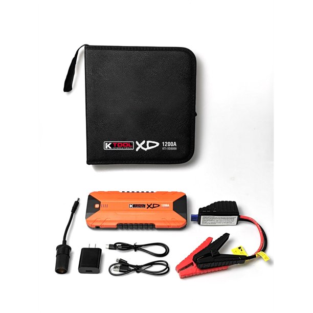 K Tool XD Power Bank Portable Charger Heavy Duty Jump Starter 16000 mAh