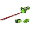 Greenworks 40V 24" Hedge Trimmer with (1) 2Ah Battery & Charger 22262VT