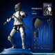 thumbnail image 1 of 2024 New Dummy 13 Robot Action Figure in Armor, Magnetic Medieval Knight Action, 1 of 5