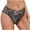 Coffee, variant on Bikini Panties For Women, Mid Rise Denim Print Underwear, Seamless Comfortable Stretch Hipster Brief