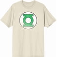 thumbnail image 4 of Green Lantern Logo Men's Natural Crew Neck Short Sleeve Tee-Large, 4 of 6