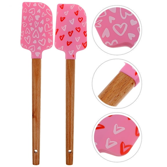 Raindrops Silicone Spatula for Decor Use Lightweight with Assorted Color