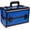 DIVINE BLUE, variant on Premier Fantasy Professional Makeup Case Box Portable Makeup Case Organizer storage with Locks, 3 Trays,Makeup Brush Holder and Mirror - Divine Blue