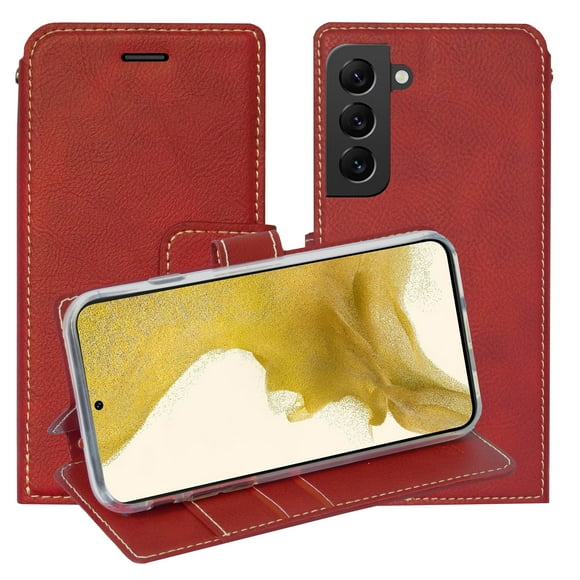 Funda Tipo Cartera Molan Cano Issue Diary Samsung S22 Plus Rojo Molan Cano Samsung S22 Plus