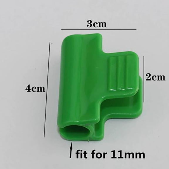 WEUVEB Heavy Duty Row Cover Clips, PP, Stable and Versatile, for Home Greenhouses, 20Pcs