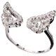 thumbnail image 2 of Anillos para mujer, regalos para mujer. Nuevo y elegante anillo de alas de ángel que revela tu personalidad única. Anillo de moda., 2 of 2