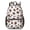 Football Icon Brown Pattern, variant on Football Icon Green Pattern 17" Waterproof Oxford School Backpacks for Teens, S-Shape Padded Straps, for School, Travel, Hiking, Camping