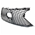 thumbnail image 2 of CAPA For 15-17 NX200T (with F-Sport Package) Front Grille Assembly Dark Silver, 2 of 4