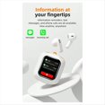 thumbnail image 2 of Auriculares Inalámbricos Inteligentes con Pantalla Táctil, Multifuncionales, con Cancelación de Ruido ENC, Bluetooth, Color Negro y Naranja., 2 of 8