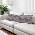 thumbnail image 2 of Red Grey Abstract Body Pillow Cover 20 x 54 Inch Decorative Pillow Cover Vintage Graffiti Distressed Mottled Art Lumbar Pillowcase Seasonal Rectangle Cushion Case for Couch Sofa Bed Living Room, 2 of 9