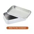 thumbnail image 3 of 1Pack 3.7x2.4x0.9 Inch Metal Tin Box Containers, Storage Box with Lid, White, 3 of 7