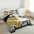 thumbnail image 3 of Manfei Movie Theater Theme Queen Comforter Set,Cinema Tickets Bedding Sets,Gray Filmstrip Bedding Comforter Set For Girl,Microfiber Bedroom Decor Reversible,3pcs, 3 of 8