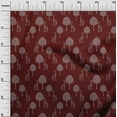 thumbnail image 2 of oneOone Organic Cotton Poplin Twill Fabric Tree & Giraffe Block Decor Fabric Printed BTY 42 Inch Wide, 2 of 4