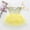 134#Yellow, variant on Toddler Baby Girls Ruffles Striped Print Star Tulle Princess Dress Active Dresses Elegant Girls Dresses
