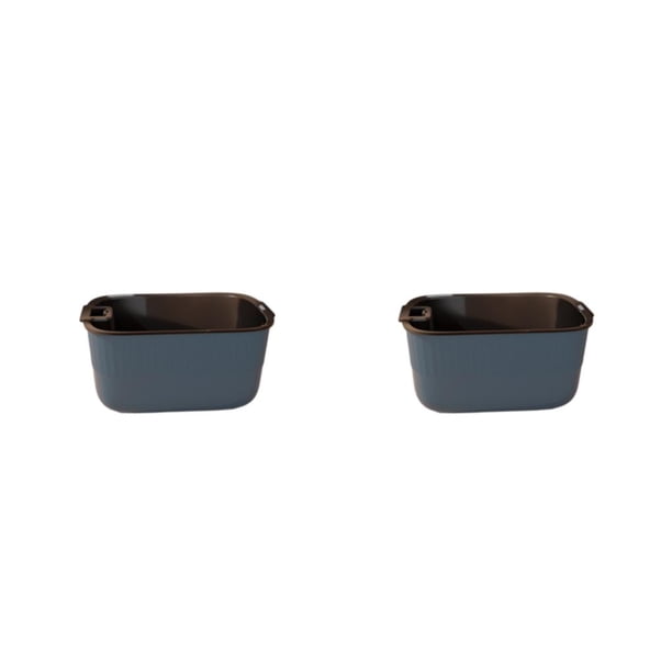 Bewildely Maceta absorbente de agua, macetas para plantas, lavabo para plantas, tira larga, jardinera de doble capa, instalación de cultivo de Type2 NO2