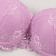 thumbnail image 5 of Women's Lace Push-up Bra Underwire Full Coverage Support Bra, 5 of 6