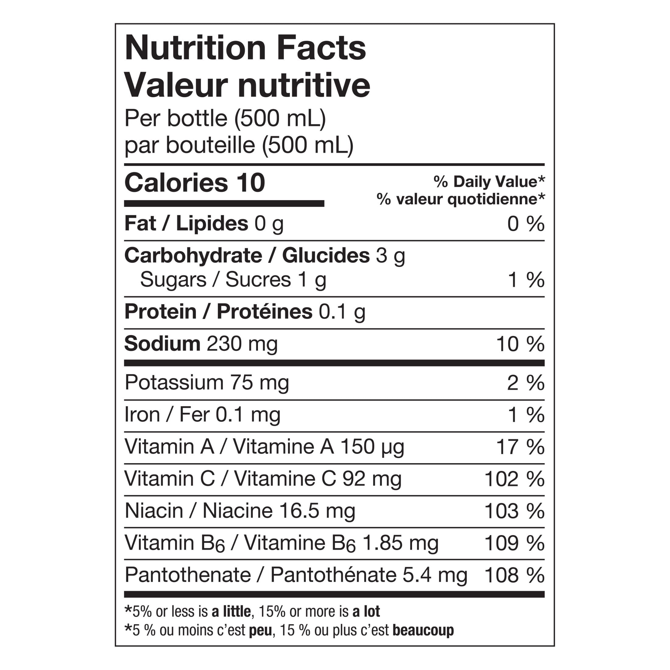 Boisson électrolytique Gatorade Fit Baies d’agrumes, 500 mL, bouteille 500 mL