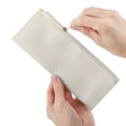 thumbnail image 4 of Unique Bargains Portable Stationery Bag Zipper Pencil Case Beige, 4 of 6