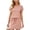Pink, variant on DYTTDG Women's 2-Piece Casual Outfit | Crew Neck Short Sleeve Top & Drawstring Waist A-Line Skirt Set, Matching Summer Set