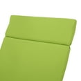 thumbnail image 6 of GDF Studio Olivia Outdoor Wicker Adjustable Chaise Lounge with Cushion, Gray and Green, 6 of 9