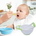 thumbnail image 1 of Xihbxyly Tazón Triturador de Comida para Bebé, Base Antideslizante, Mango Grueso, Material Seguro Sin Bpa, Puré Rápido para Verduras, Frutas, Pollo y Pescado, Fácil de Limpiar, Juego de 1 Pieza, 1 of 5