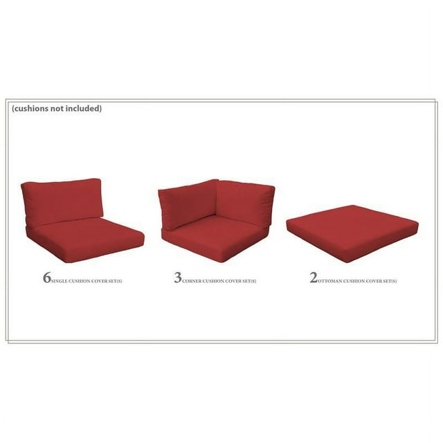 TK Classics Ensemble de Housses en Terre Cuite pour BELLE-13a