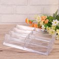 thumbnail image 3 of OULII Acrylic Card Display Holder Business Holder Multiple Slots Transparent Stylish Design 1Set, 3 of 6
