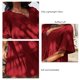 thumbnail image 5 of Mujeres Playa Cubrir Vestidos Sueltos Casuales Con Cuello En V Mujeres Trajes De Baño De Verano Para Vacaciones En La Piscina Uso Diario Rojo XL, 5 of 6