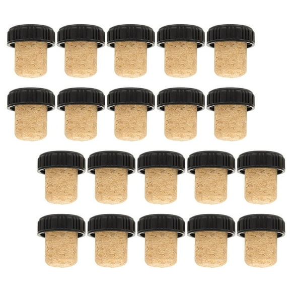20pcs Wine Bottle Plugs Bottle Corks Wine Bottle Corks Wine Sealing Plugs