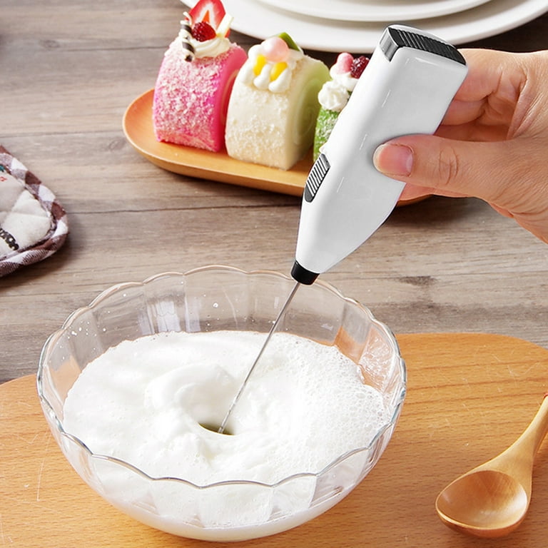 household handheld electric milk frother whisk