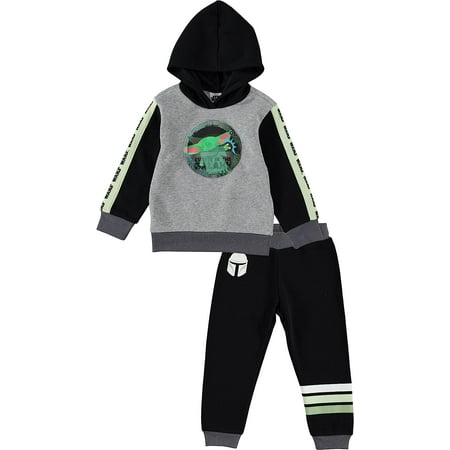 

Baby Yoda Toddler Boy 2PC Lenticular Hoodie Outfit Set Sizes 2T-4T