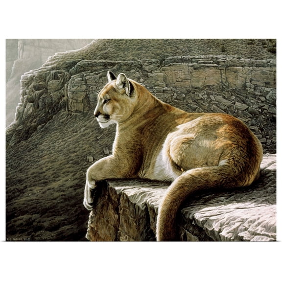 Great BIG Canvas | Rolled Ron Parker Poster Print entitled Rimrock
