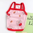 thumbnail image 3 of Pet Dog Cat Cartoon Animal Breathable T-Shirt Clothes Spring Summer Vest Costume, 3 of 3