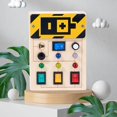 thumbnail image 1 of ruzhgo LED Switch Busy Board Motor Skill Toy Pretend Play Birthday Travel, 1 of 9