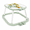 Green-S, variant on ABCISI 2-Layer Embroidery Frame Stand, Adjustable Trapezoid Hoop Holder for Cross Stitch, Needlework, Quilting, Sewing Crafts, Durable Plastic Hoops for Lap and Table, Only Hoop Holder, Green | Large
