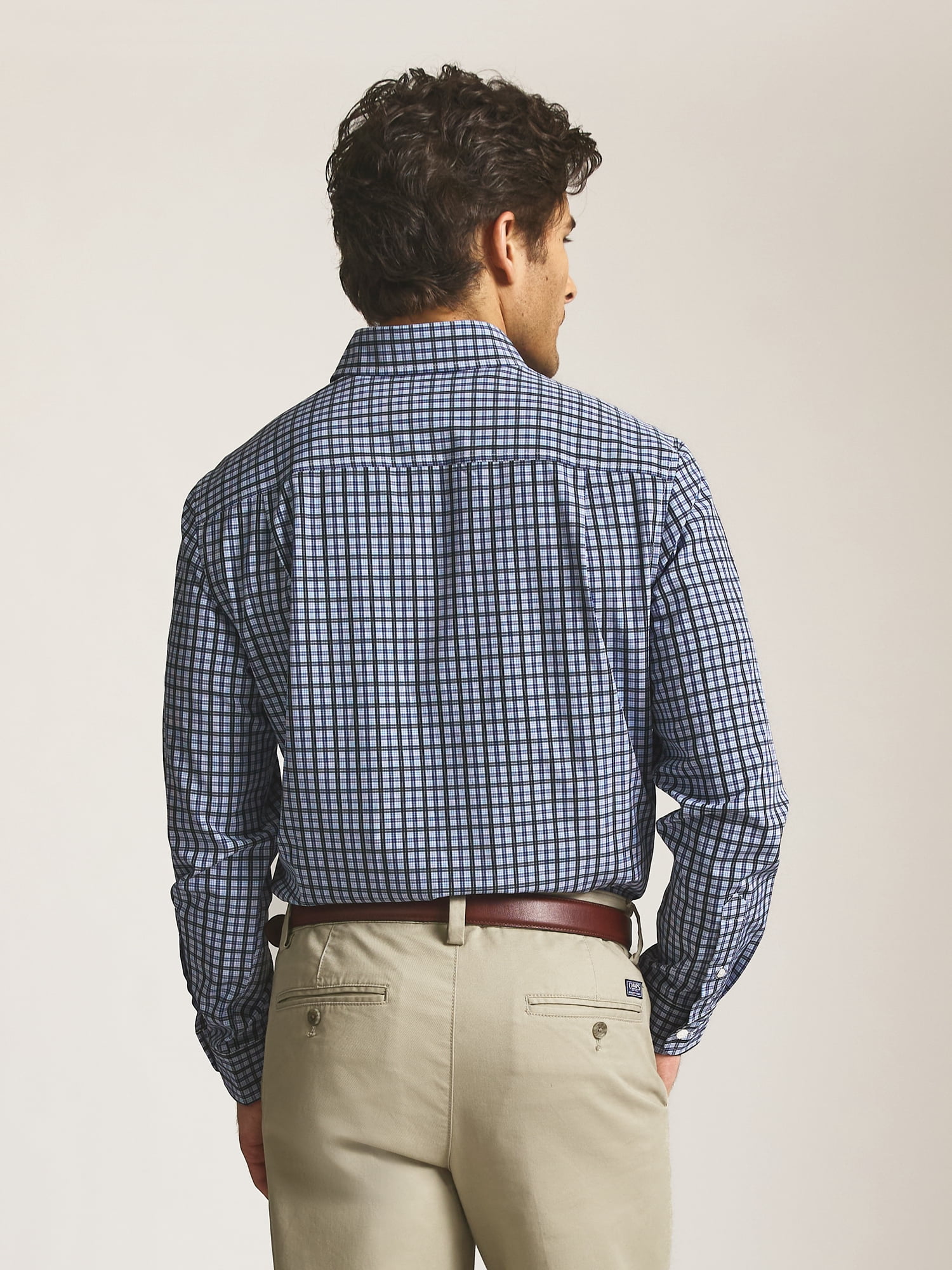 Chaps Men’s and Big Men’s Everyday Performance Long Sleeve Shirt, Sizes S–2XL