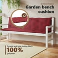 thumbnail image 2 of vidaXL Garden Bench Cushion Non-slip Outdoor Seat Pad Patio Furniture Fabric, 2 of 7