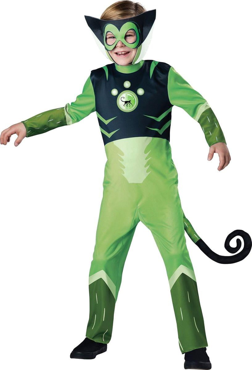 Details about   Incharacter Wild Kratts Deluxe Cheetah Blue Boys Halloween Costume 142101 