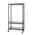 Ktaxon Clothes Rack, Heavy Duty Garment Rack Hanging Clothes Rack with