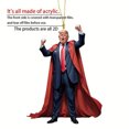 thumbnail image 3 of Adorno Acrílico Donald Trump para Espejo Retrovisor Interior Del Coche (B), 3 of 4