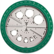 Helix Angle and Circle Protractor Plastic - Assorted - 1 Each