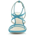 thumbnail image 4 of Sam Edelman Women's Delanie Heeled Sandals Wild Indigo 7.5M, 4 of 8