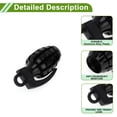thumbnail image 5 of Unique Bargains 4 Pcs Tire Valve Stem Caps Decorative Grenade Shape Tyre Valve Dust Covers Aluminum Alloy Plastic  Black 36.5mm, 5 of 7