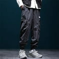 thumbnail image 2 of New American Vintage Multi-Pocket Cargo Pants For Men Casual Y2K Outdoor Streetwear Joggers Sweatpants Wide-Leg Track Trousers, 2 of 6