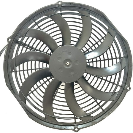 SPAL 30102044 13" Puller Fan 12 VOLT High Performance Curved Blade 1777 cfm