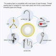 thumbnail image 2 of Seal Tape Removable Good Elasticity Waterproof Leakproof Strong Viscosity Strong Viscosity and Wide Lasting Wide Compatibility Water Pipe Tape for Office, 2 of 6